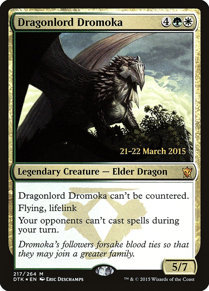 Dragonlord Dromoka [Dragons of Tarkir Prerelease Promos] | Impulse Games and Hobbies