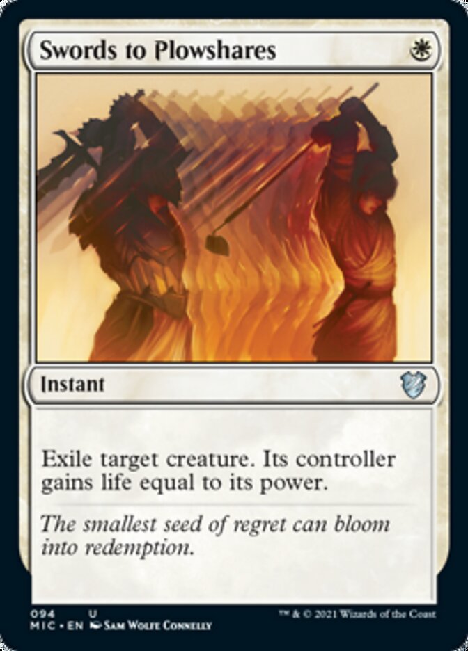 Swords to Plowshares [Innistrad: Midnight Hunt Commander] | Impulse Games and Hobbies