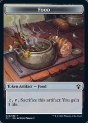 Food // Saproling Double-Sided Token [Commander 2021 Tokens] | Impulse Games and Hobbies