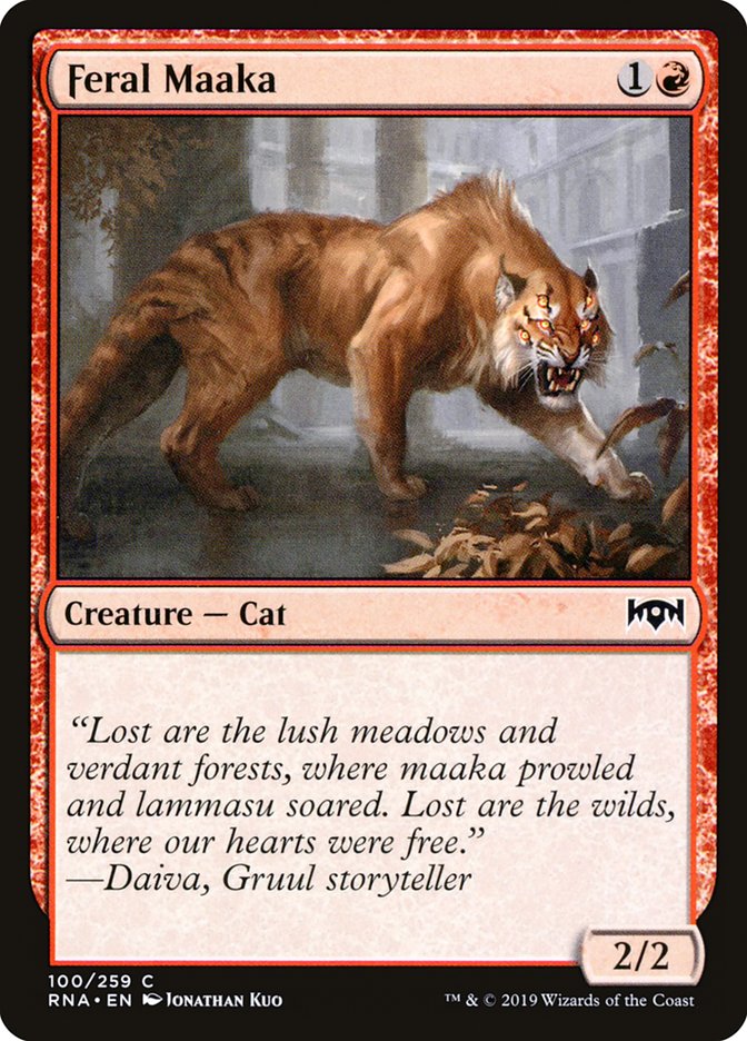 Feral Maaka [Ravnica Allegiance] | Impulse Games and Hobbies