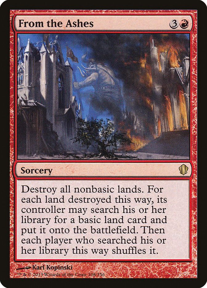 From the Ashes [Commander 2013] | Impulse Games and Hobbies