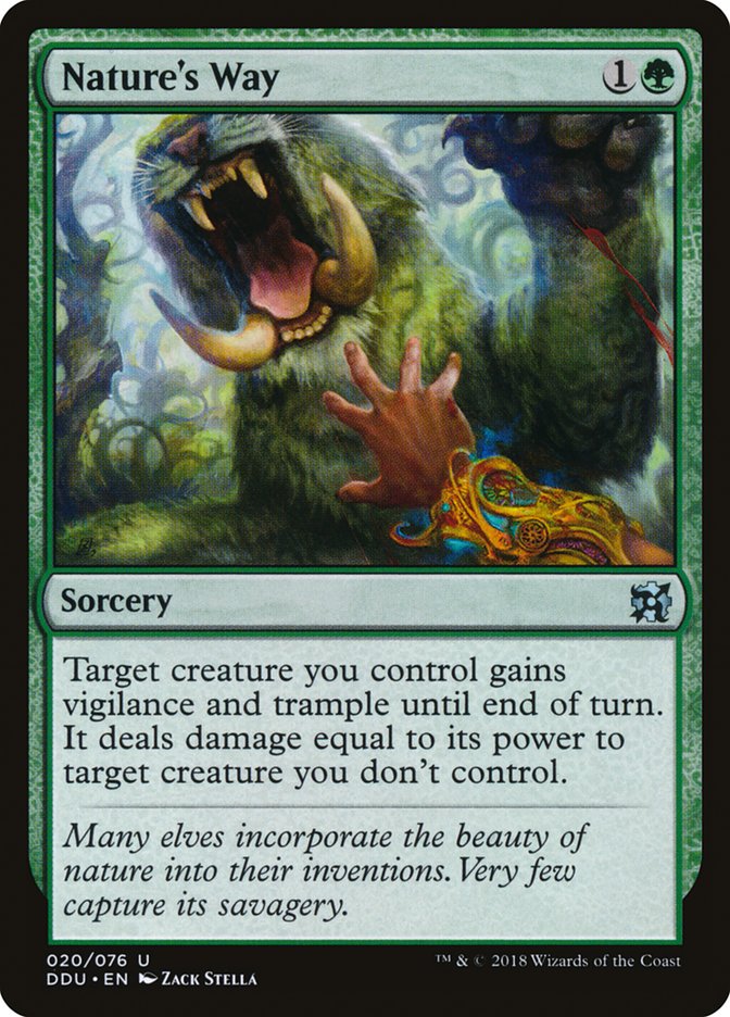 Nature's Way [Duel Decks: Elves vs. Inventors] | Impulse Games and Hobbies