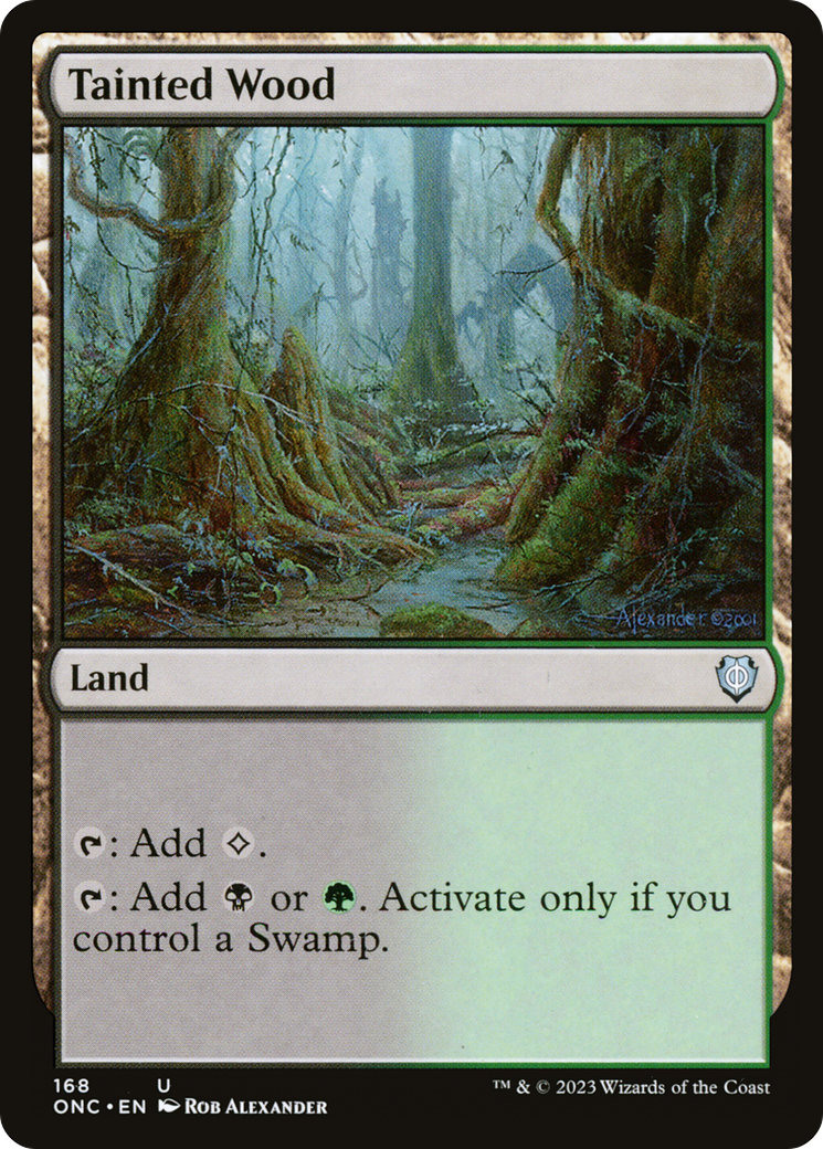 Tainted Wood [Phyrexia: All Will Be One Commander] | Impulse Games and Hobbies