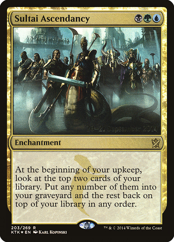 Sultai Ascendancy [Khans of Tarkir Prerelease Promos] | Impulse Games and Hobbies