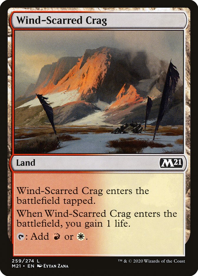 Wind-Scarred Crag [Core Set 2021] | Impulse Games and Hobbies