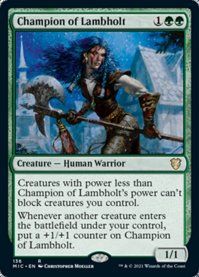 Champion of Lambholt [Innistrad: Midnight Hunt Commander] | Impulse Games and Hobbies