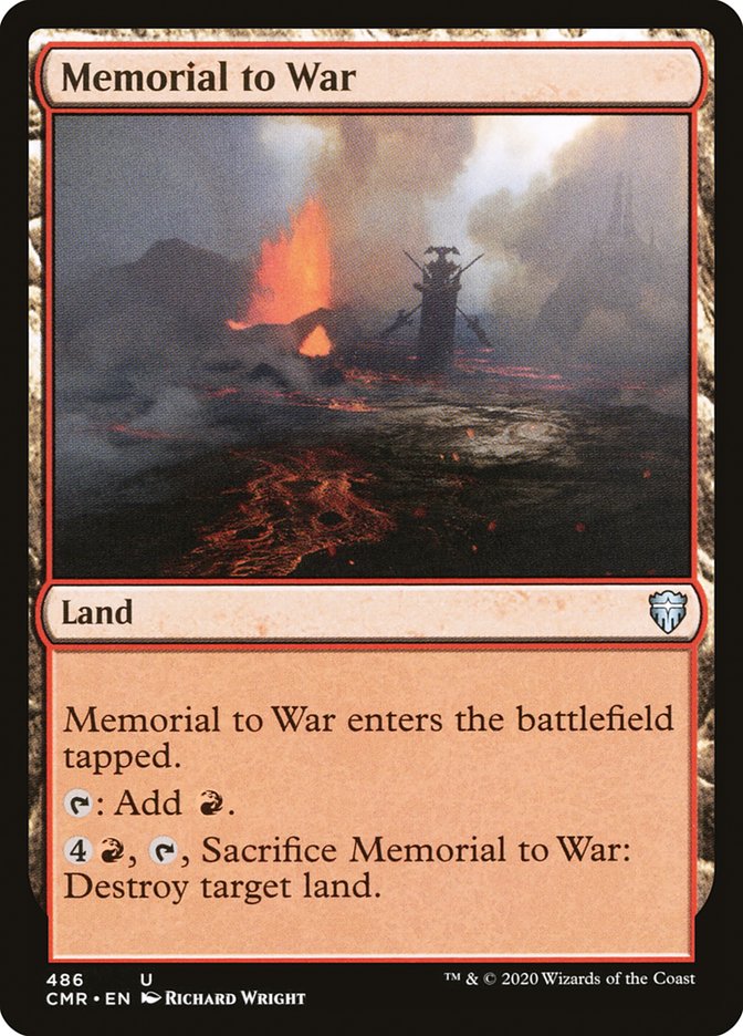 Memorial to War [Commander Legends] | Impulse Games and Hobbies