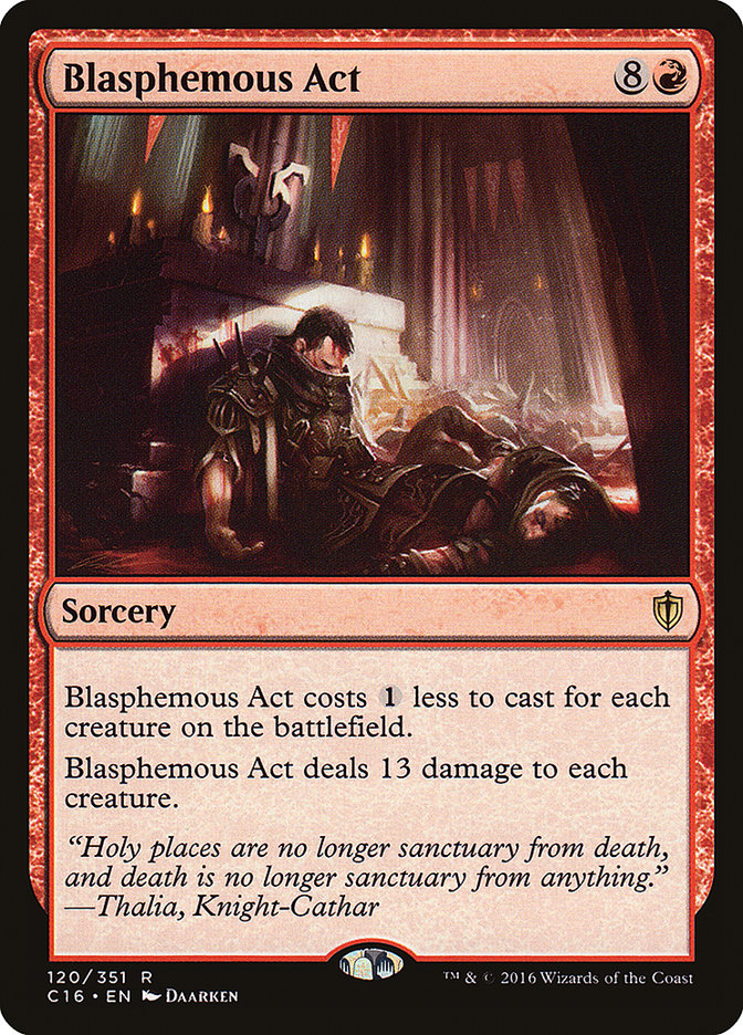 Blasphemous Act [Commander 2016] | Impulse Games and Hobbies