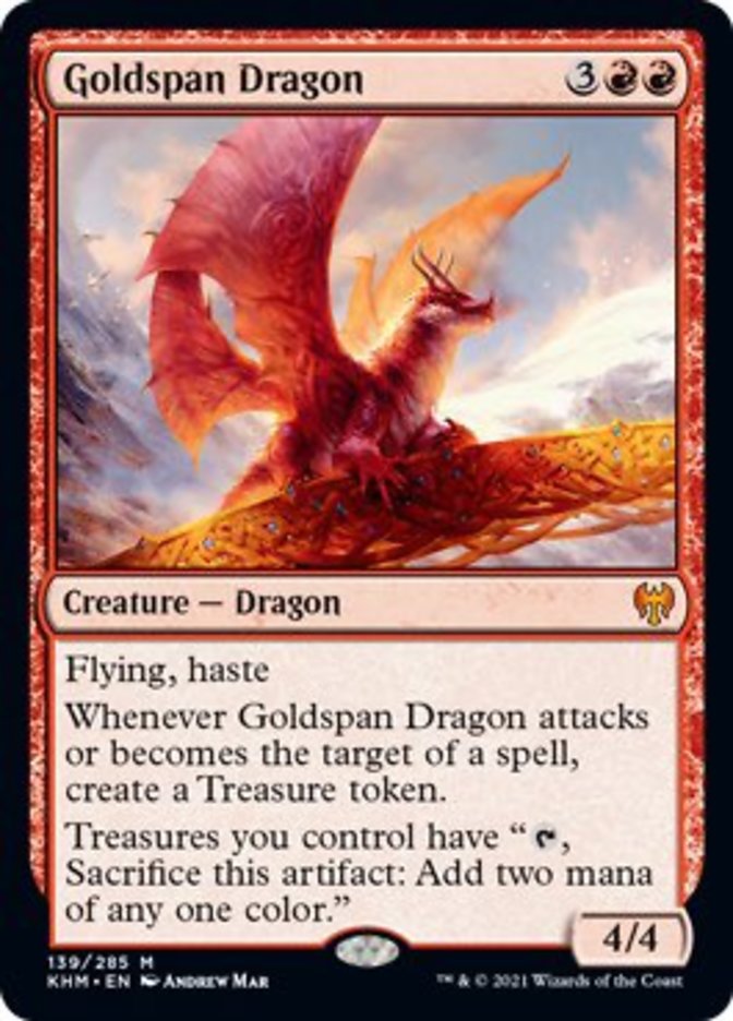 Goldspan Dragon [Kaldheim] | Impulse Games and Hobbies