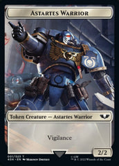 Astartes Warrior // Robot Double-sided Token (Surge Foil) [Universes Beyond: Warhammer 40,000 Tokens] | Impulse Games and Hobbies