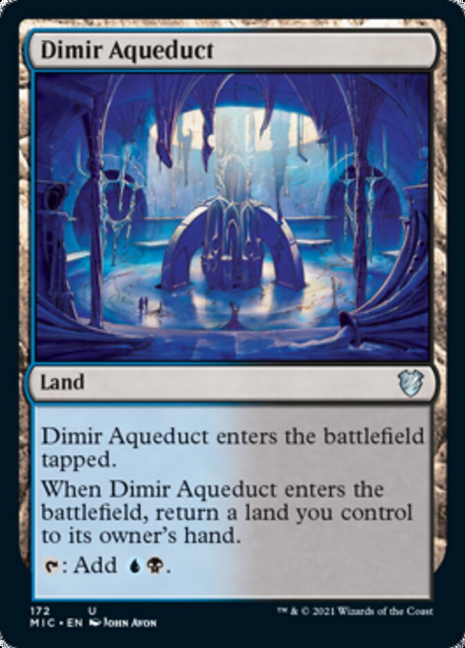 Dimir Aqueduct [Innistrad: Midnight Hunt Commander] | Impulse Games and Hobbies