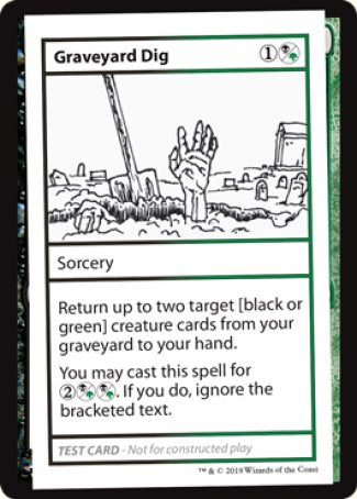 Graveyard Dig (2021 Edition) [Mystery Booster Playtest Cards] | Impulse Games and Hobbies