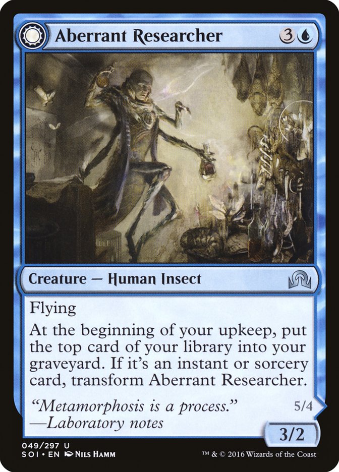 Aberrant Researcher // Perfected Form [Shadows over Innistrad] | Impulse Games and Hobbies