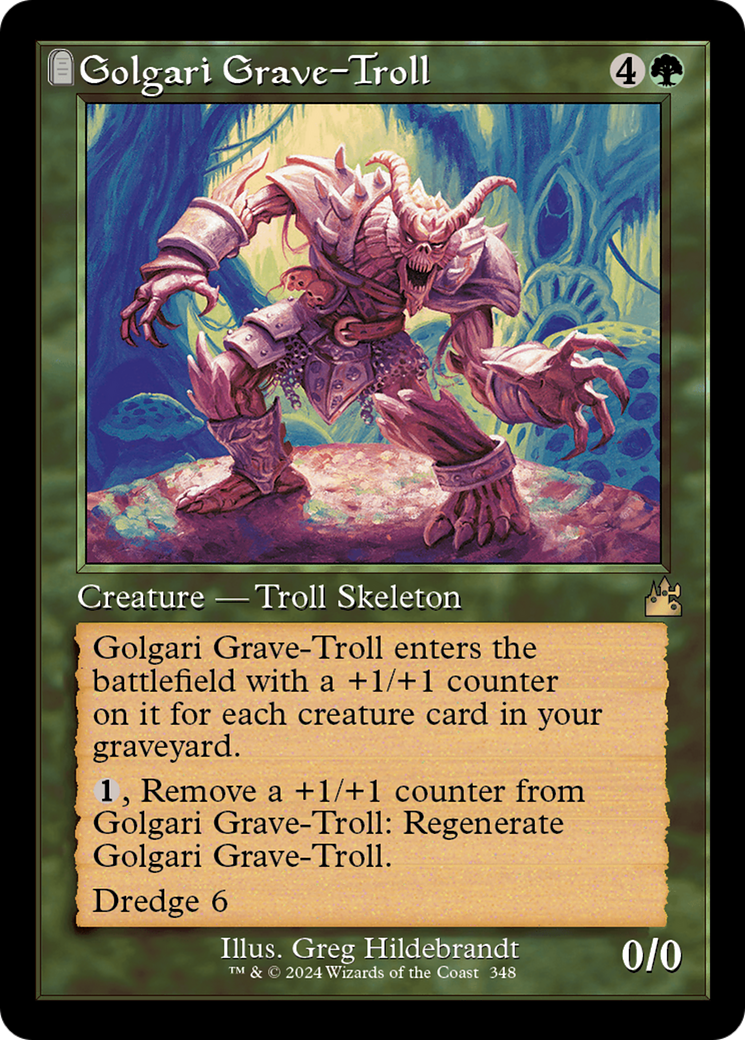 Golgari Grave-Troll (Retro Frame) [Ravnica Remastered] | Impulse Games and Hobbies