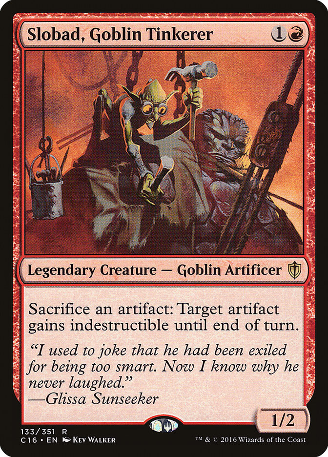 Slobad, Goblin Tinkerer [Commander 2016] | Impulse Games and Hobbies