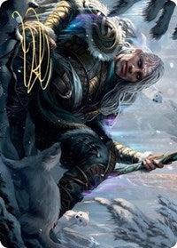 Jorn, God of Winter Art Card (Gold-Stamped Signature) [Kaldheim: Art Series] | Impulse Games and Hobbies