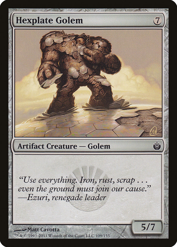 Hexplate Golem [Mirrodin Besieged] | Impulse Games and Hobbies