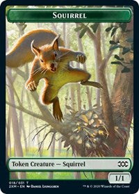 Squirrel // Thopter (008) Double-sided Token [Double Masters Tokens] | Impulse Games and Hobbies