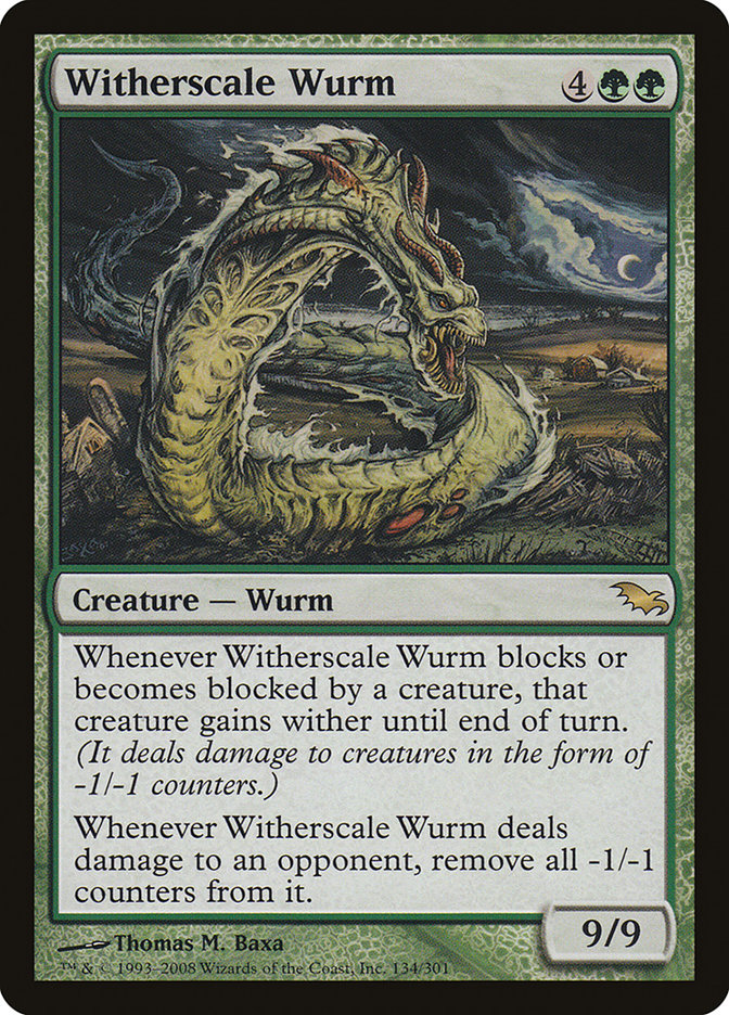 Witherscale Wurm [Shadowmoor] | Impulse Games and Hobbies