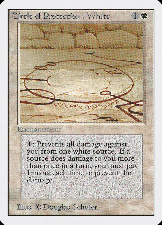Circle of Protection: White [Unlimited Edition] | Impulse Games and Hobbies