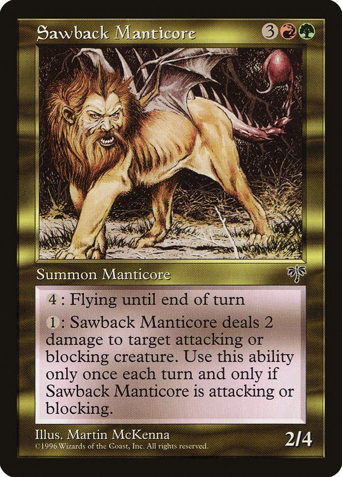 Sawback Manticore [Mirage] | Impulse Games and Hobbies