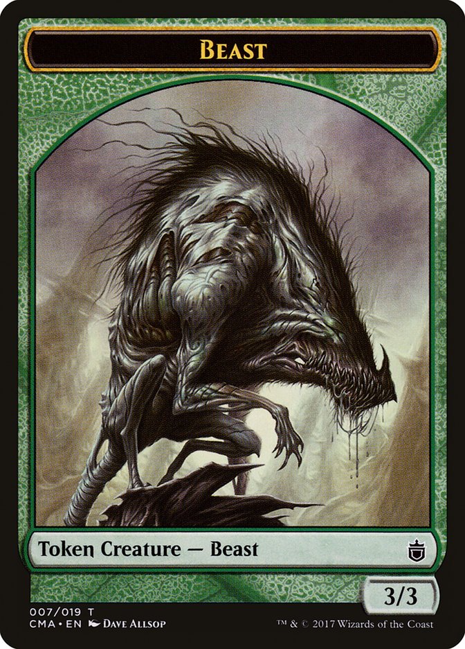 Beast (007/019) [Commander Anthology Tokens] | Impulse Games and Hobbies