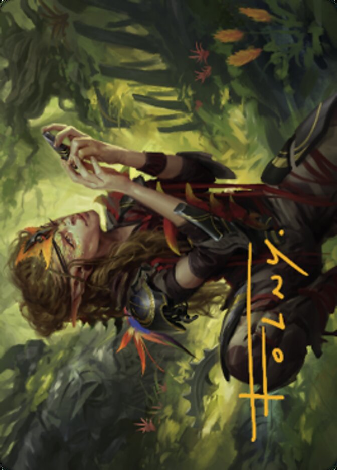 Meria, Scholar of Antiquity Art Card (Gold-Stamped Signature) [Dominaria United Art Series] | Impulse Games and Hobbies