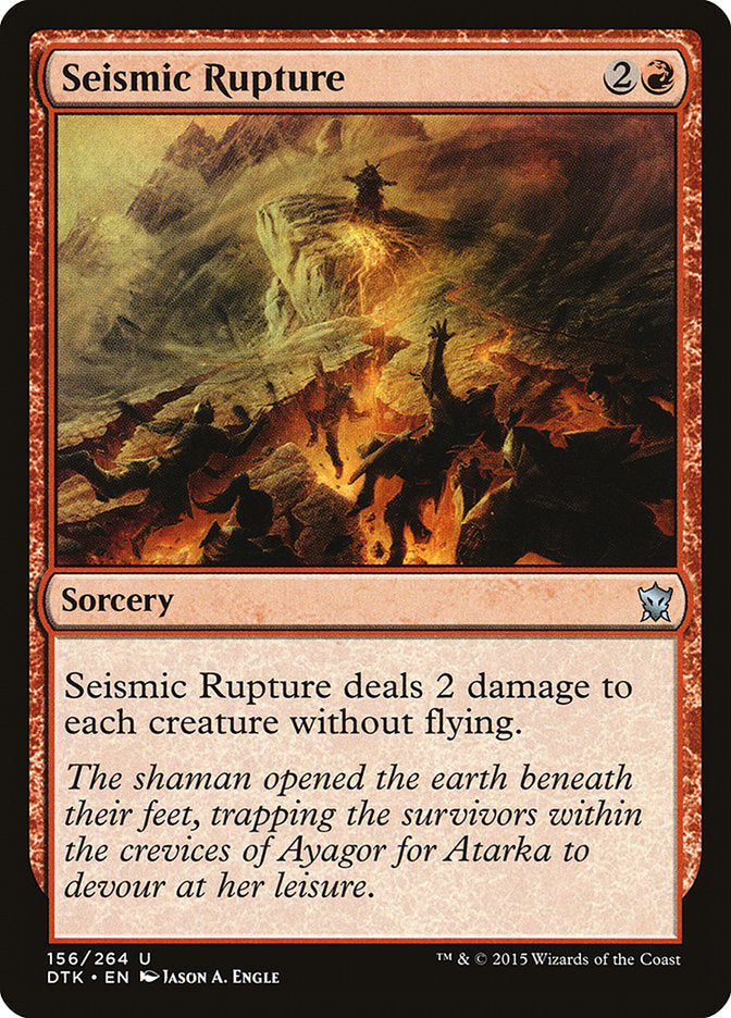 Seismic Rupture [Dragons of Tarkir] | Impulse Games and Hobbies