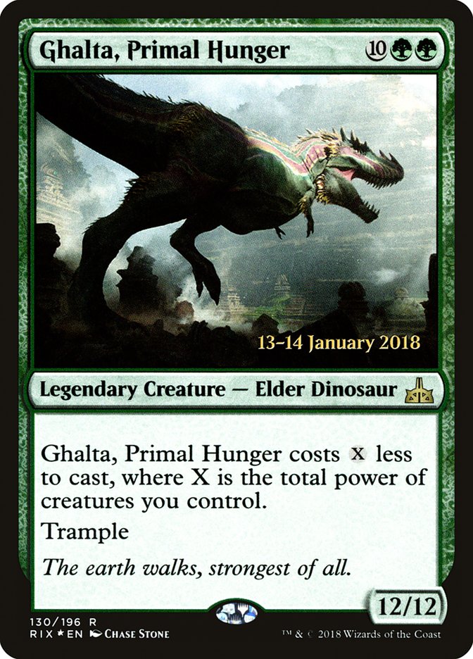 Ghalta, Primal Hunger [Rivals of Ixalan Prerelease Promos] | Impulse Games and Hobbies