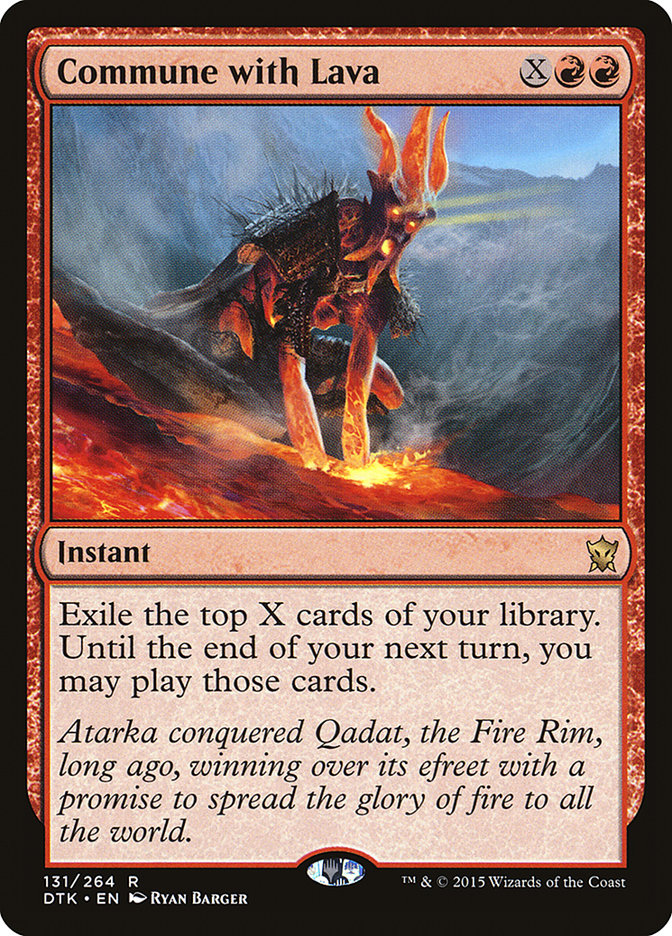 Commune with Lava [Dragons of Tarkir] | Impulse Games and Hobbies
