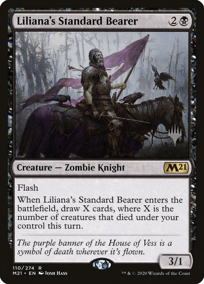 Liliana's Standard Bearer (Promo Pack) [Core Set 2021 Promos] | Impulse Games and Hobbies