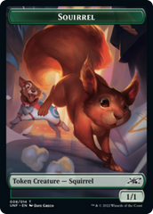 Squirrel // Storm Crow Double-sided Token [Unfinity Tokens] | Impulse Games and Hobbies