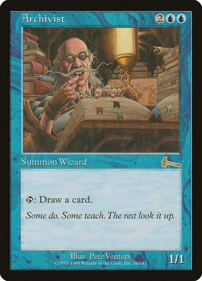 Archivist [Urza's Legacy] | Impulse Games and Hobbies
