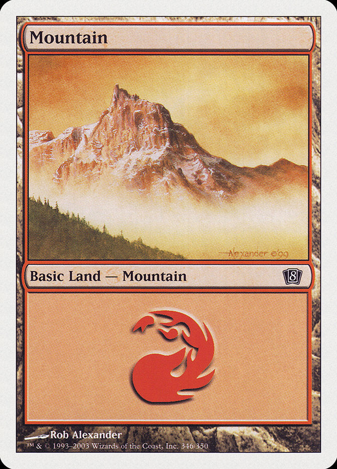 Mountain (346) [Eighth Edition] | Impulse Games and Hobbies