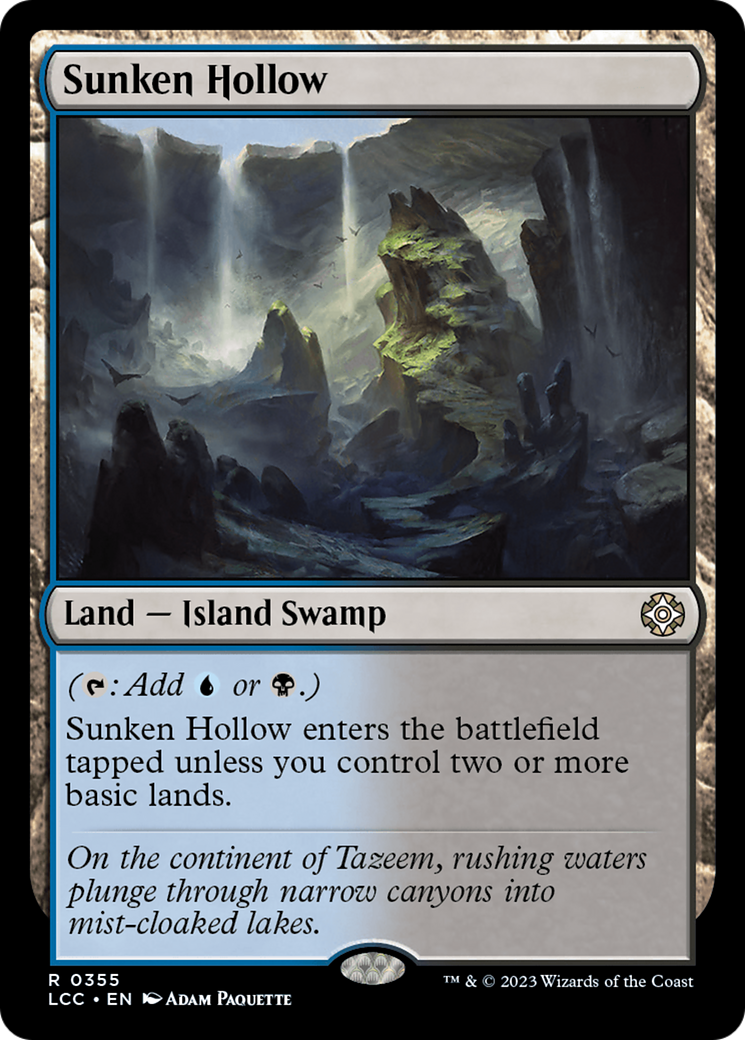 Sunken Hollow [The Lost Caverns of Ixalan Commander] | Impulse Games and Hobbies