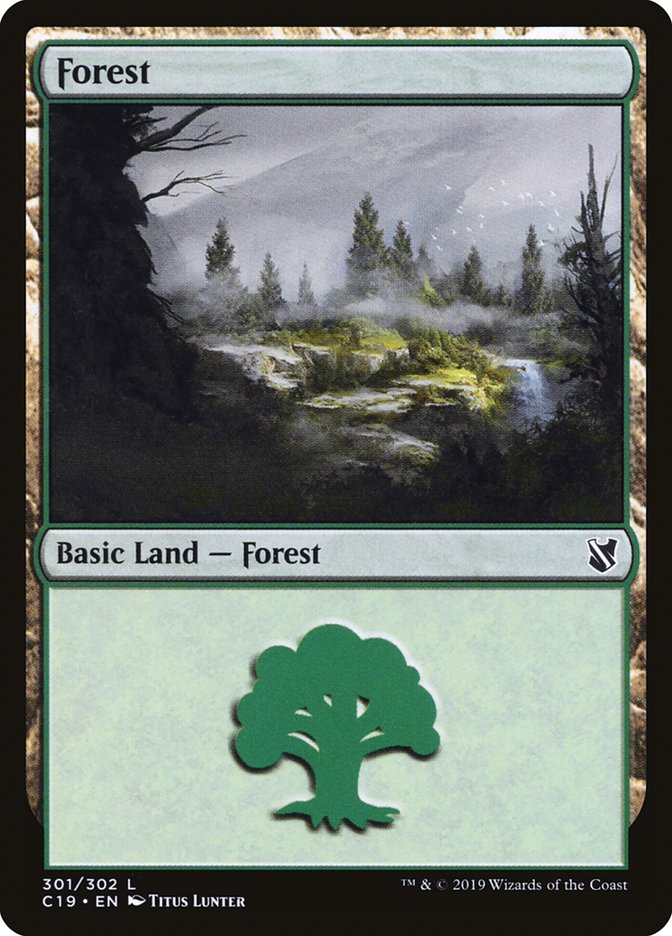 Forest (301) [Commander 2019] | Impulse Games and Hobbies