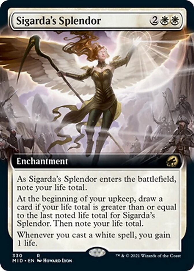 Sigarda's Splendor (Extended) [Innistrad: Midnight Hunt] | Impulse Games and Hobbies