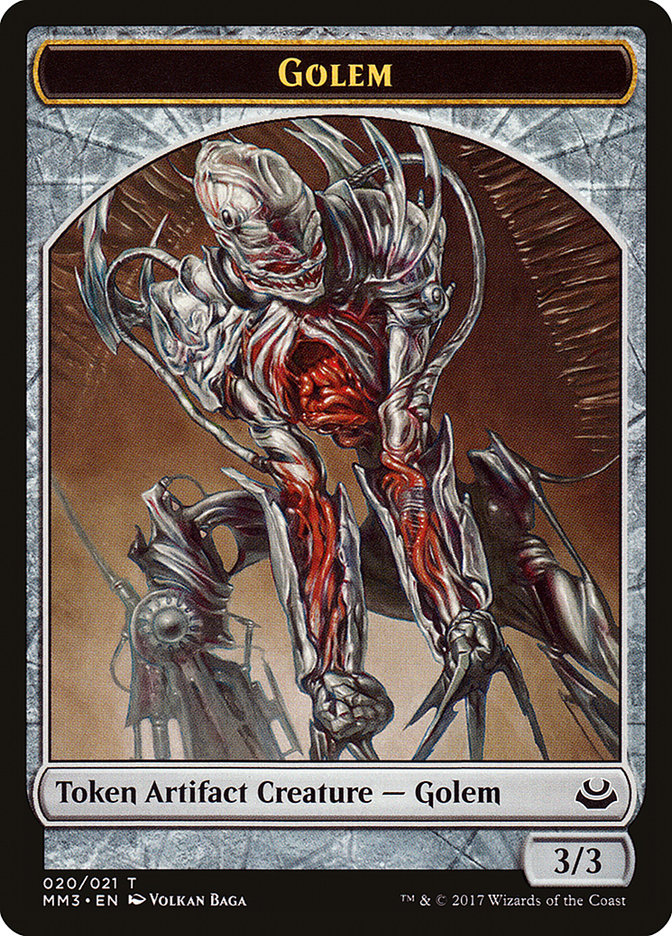 Golem Token [Modern Masters 2017 Tokens] | Impulse Games and Hobbies