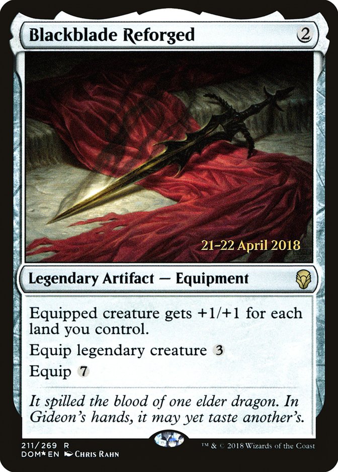 Blackblade Reforged [Dominaria Prerelease Promos] | Impulse Games and Hobbies