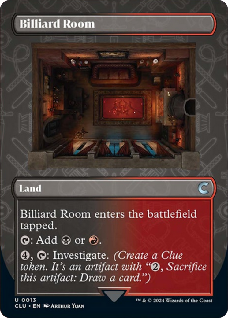 Billiard Room (Borderless) [Ravnica: Clue Edition] | Impulse Games and Hobbies