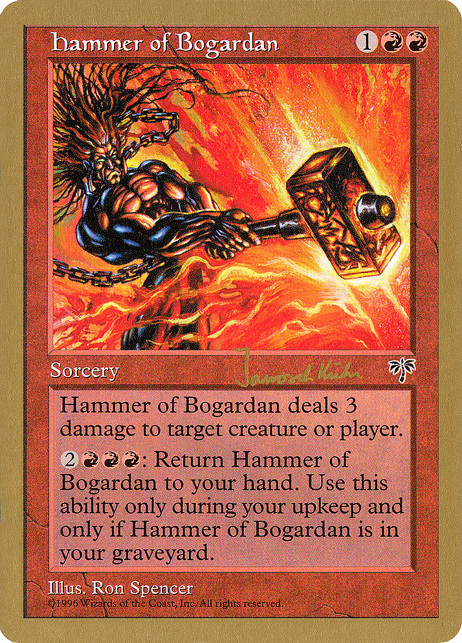 Hammer of Bogardan (Janosch Kuhn) [World Championship Decks 1997] | Impulse Games and Hobbies