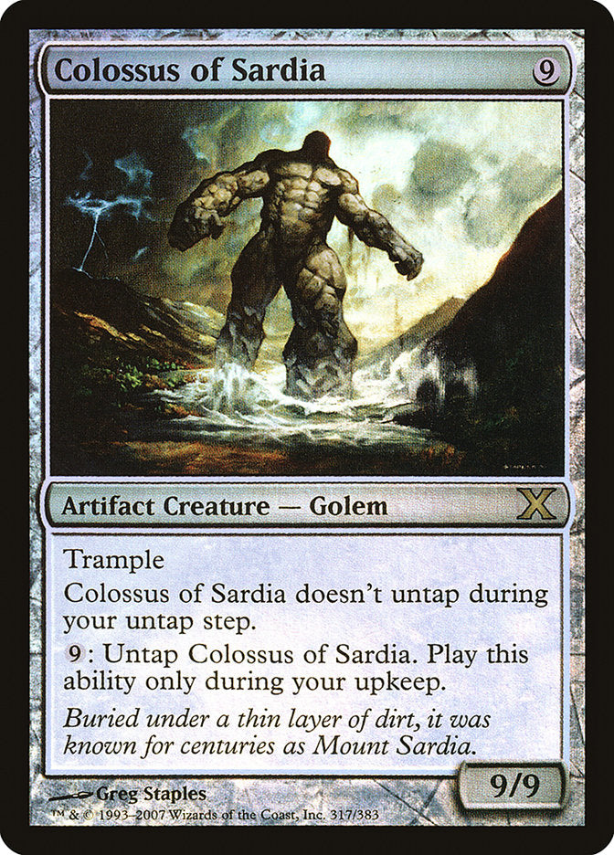 Colossus of Sardia (Premium Foil) [Tenth Edition] | Impulse Games and Hobbies