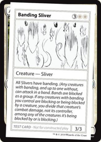 Banding Sliver (2021 Edition) [Mystery Booster Playtest Cards] | Impulse Games and Hobbies