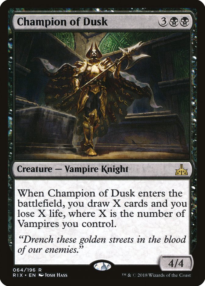 Champion of Dusk [Rivals of Ixalan] | Impulse Games and Hobbies
