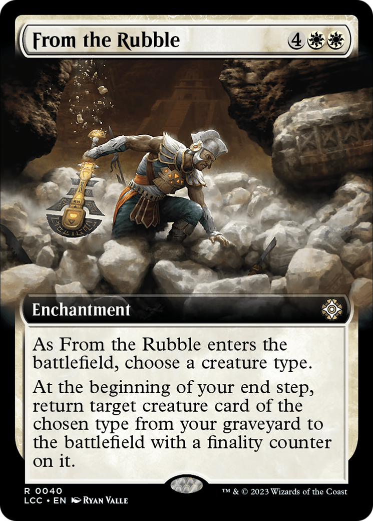 From the Rubble (Extended Art) [The Lost Caverns of Ixalan Commander] | Impulse Games and Hobbies