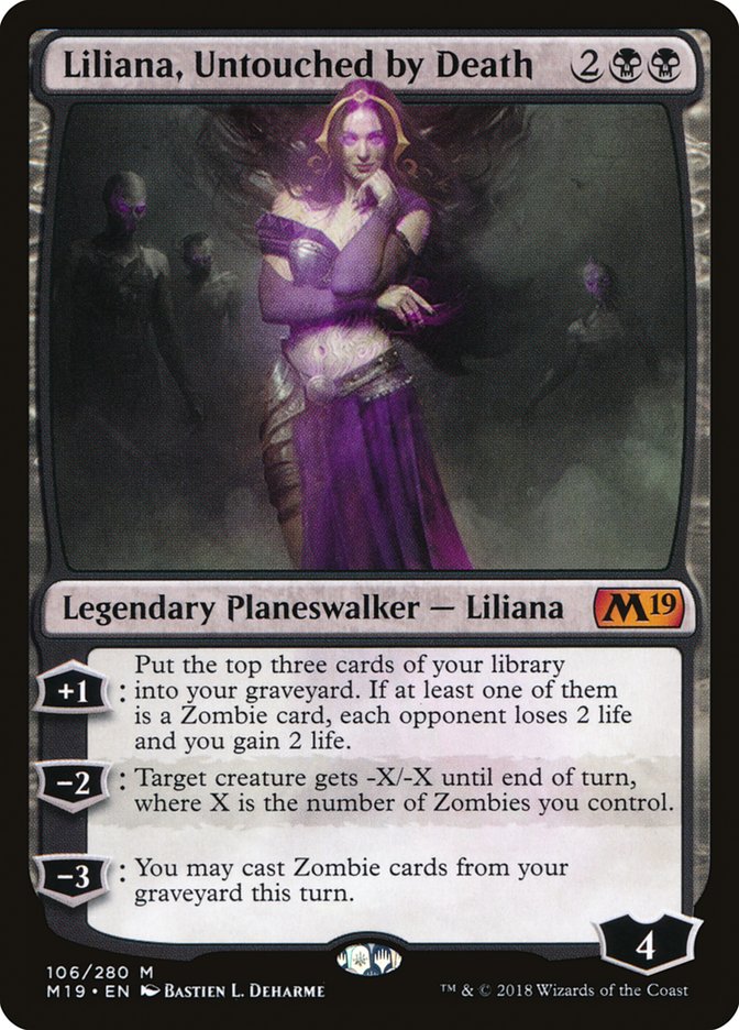 Liliana, Untouched by Death [Core Set 2019] | Impulse Games and Hobbies