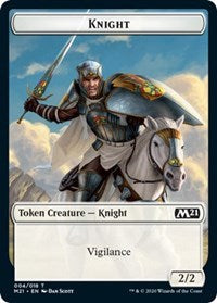 Knight // Pirate Double-sided Token [Core Set 2021 Tokens] | Impulse Games and Hobbies