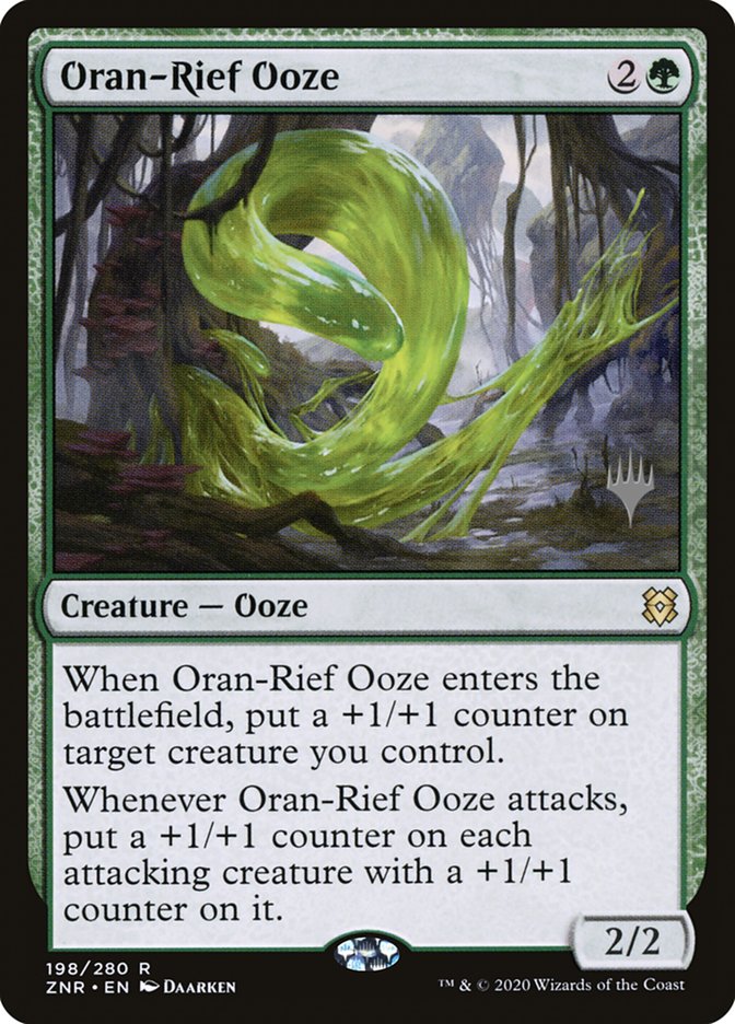 Oran-Rief Ooze (Promo Pack) [Zendikar Rising Promos] | Impulse Games and Hobbies