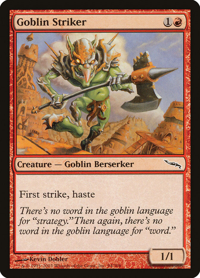 Goblin Striker [Mirrodin] | Impulse Games and Hobbies
