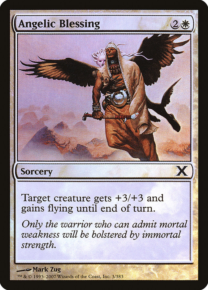 Angelic Blessing (Premium Foil) [Tenth Edition] | Impulse Games and Hobbies